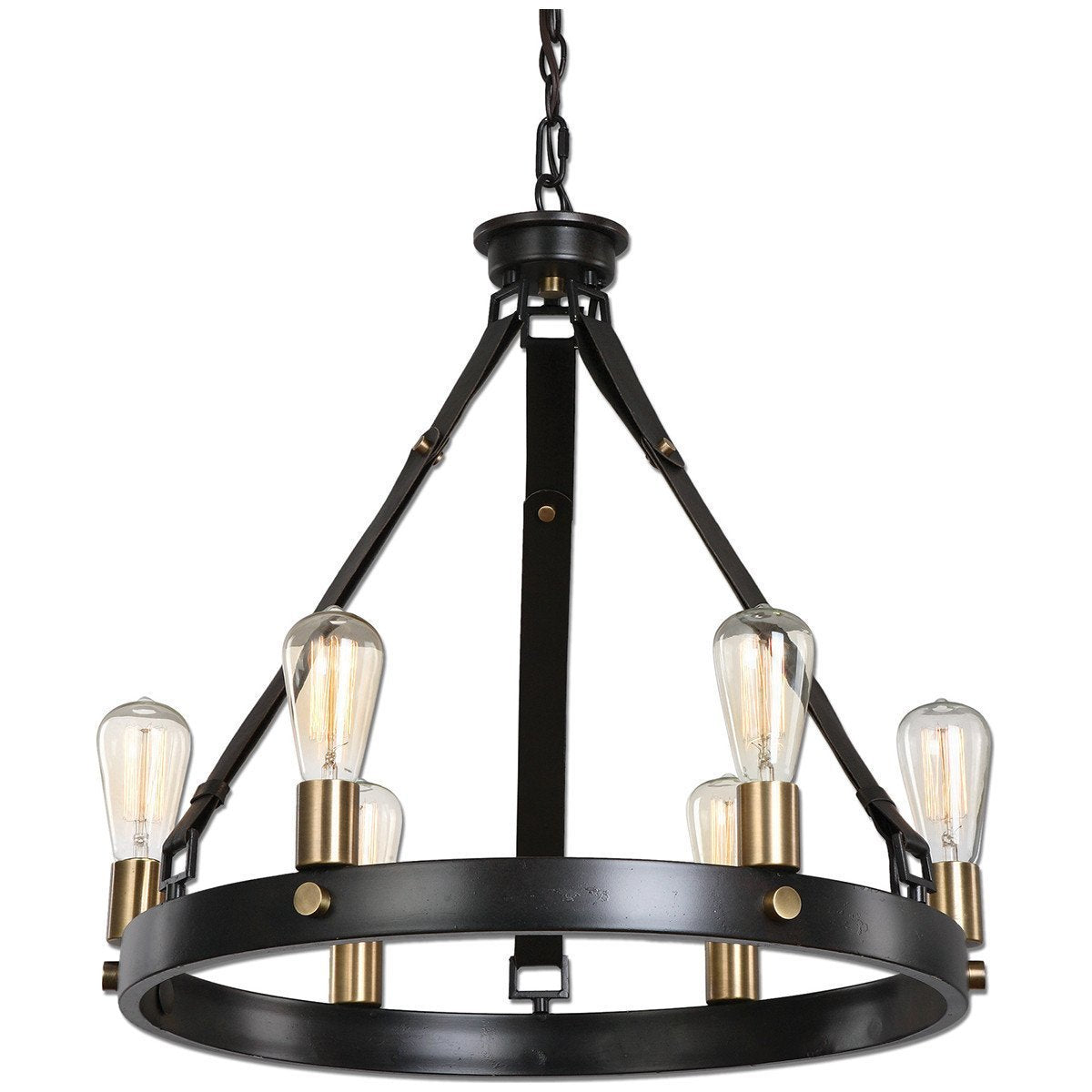 Uttermost Marlow 6-Light Antique Bronze Chandelier