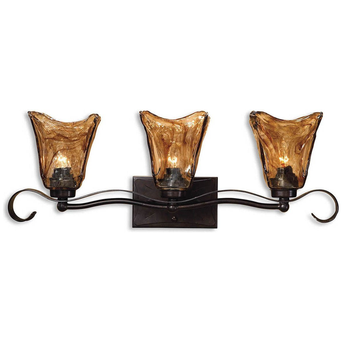 Uttermost Vetraio 3-Light Bronze Vanity Strip Lighting