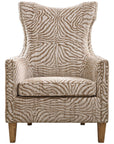 Uttermost Kiango Animal Pattern Armchair