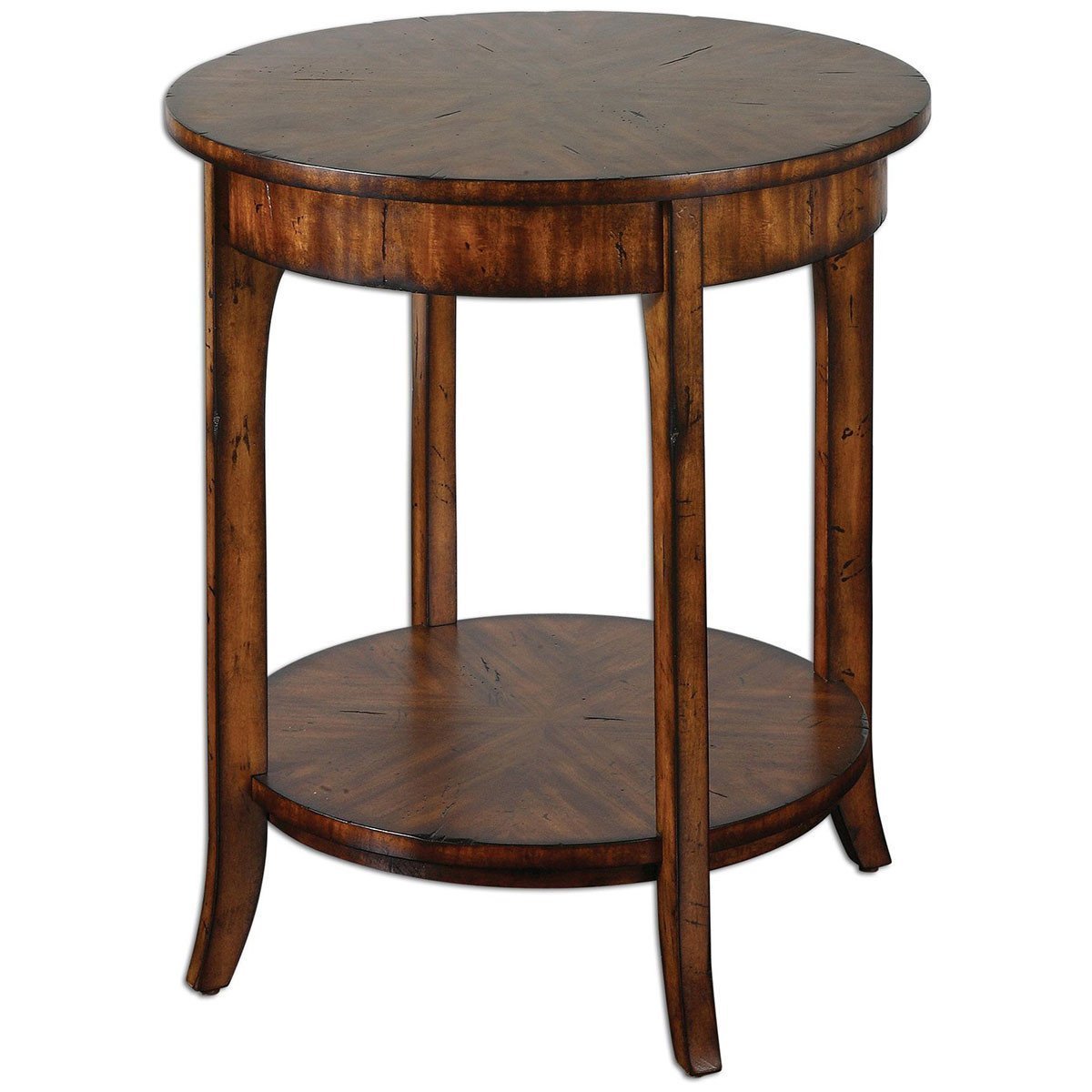 Uttermost Carmel Round Lamp Table