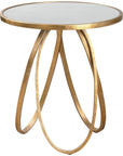 Uttermost Montrez Gold Side Table