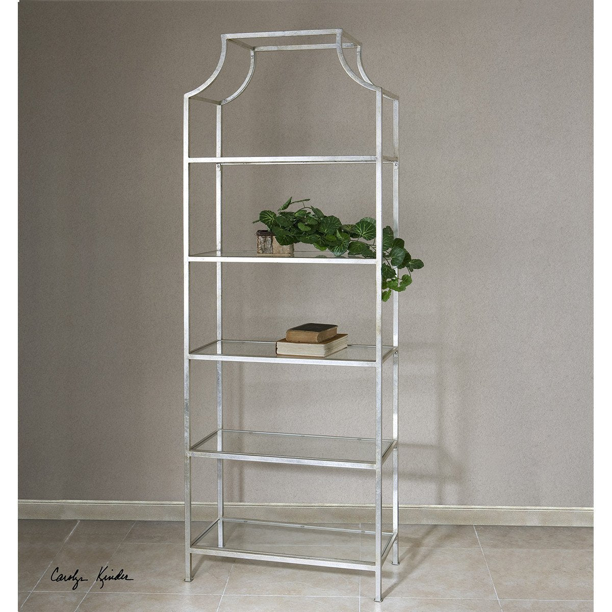 Uttermost Aurelie Silver Etagere