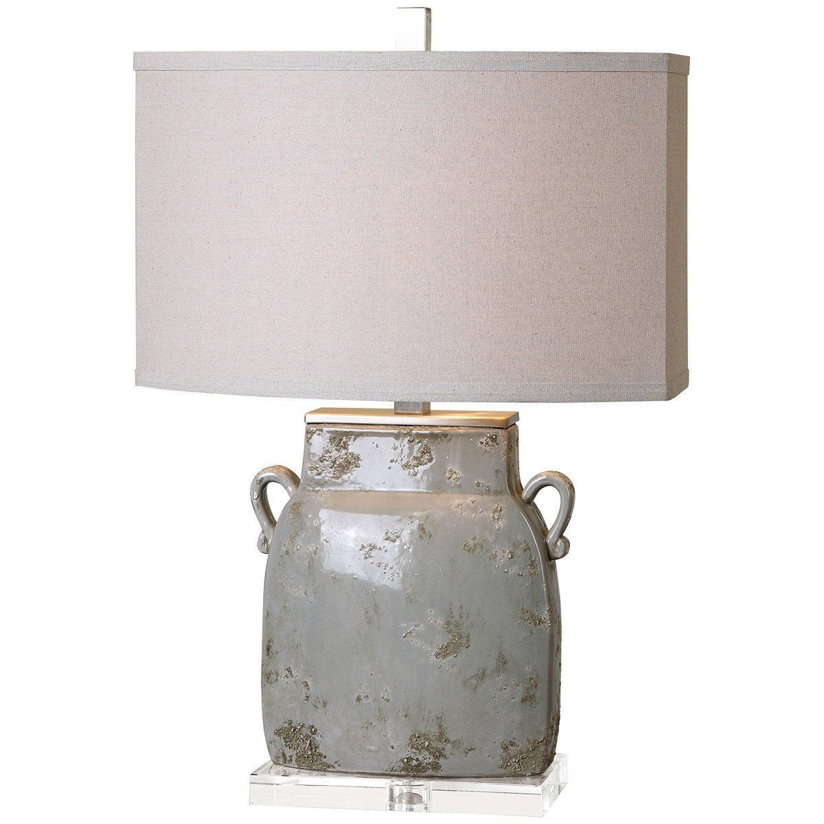 Uttermost Melizzano Ivory-Gray Table Lamp