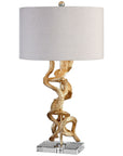 Uttermost Twisted Vines Gold Table Lamp