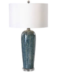 Uttermost Maira Blue Ceramic Table Lamp