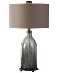 Uttermost Massana Gray Glass Table Lamp