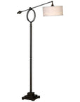 Uttermost Levisa Brushed Bronze Floor Lamp