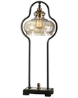 Uttermost Cotulla Aged Black Desk Lamp