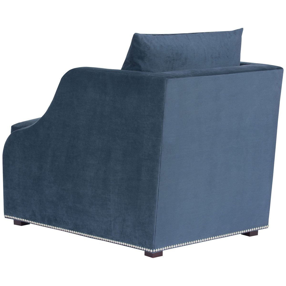 Vanguard Furniture Cora Chair in Village Midnight with Nail Trim