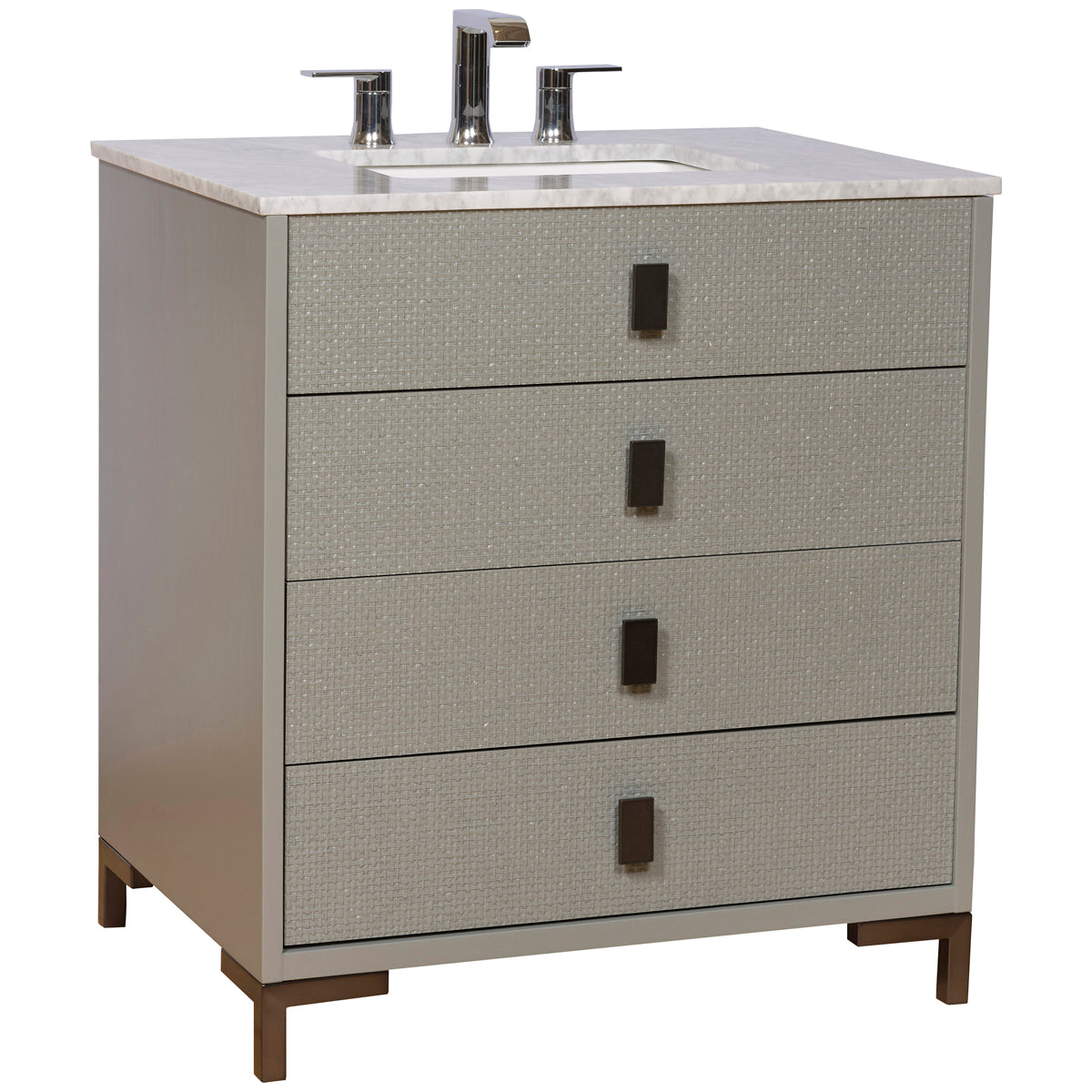 Vanguard Furniture Abby Vanity with Metal Leg