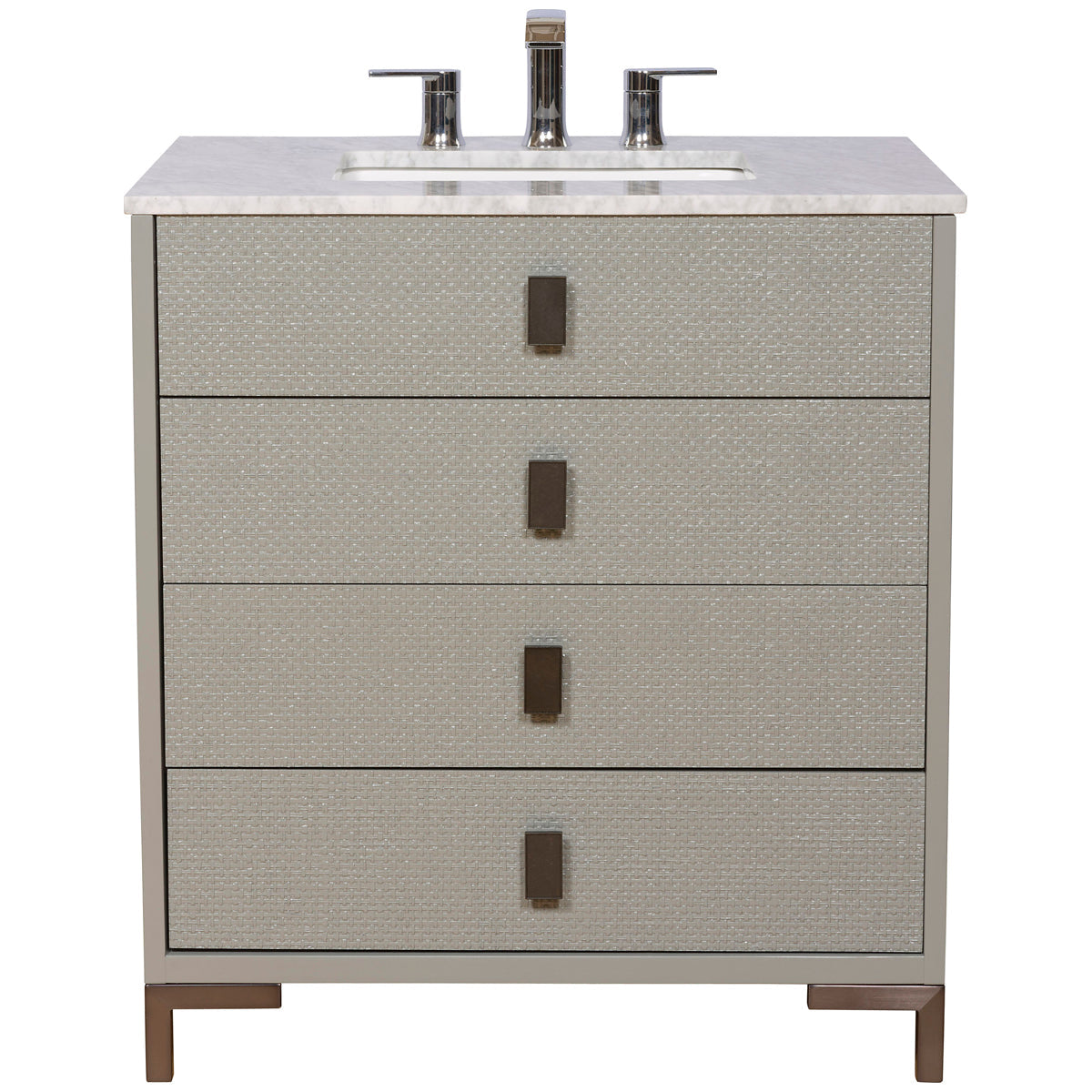 Vanguard Furniture Abby Vanity with Metal Leg