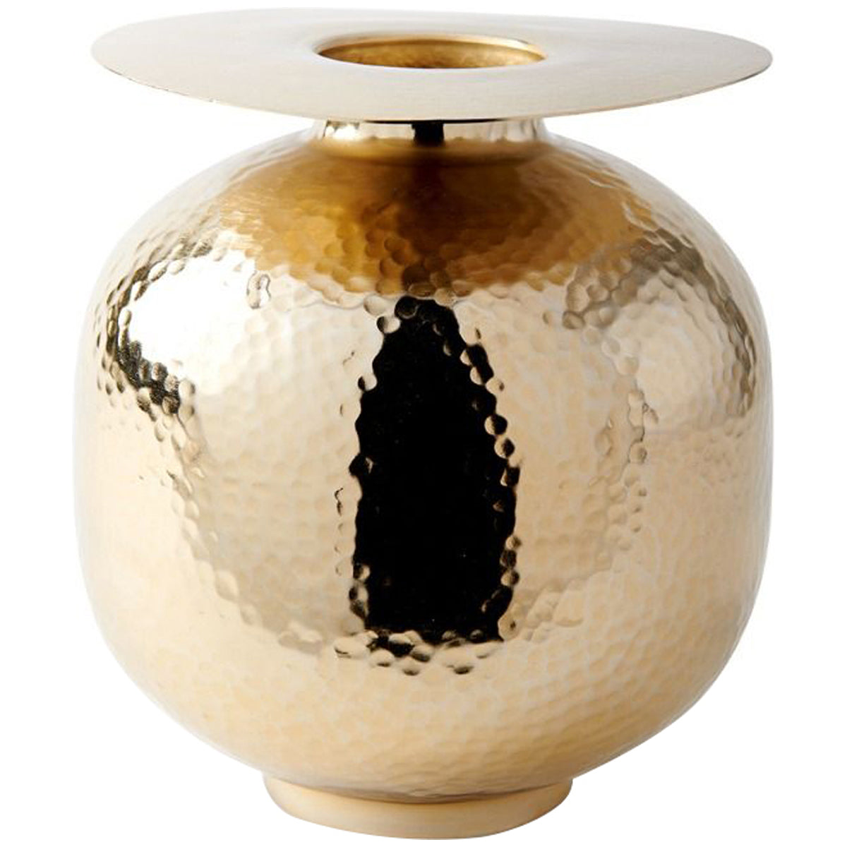 Villa &amp; House Vitale Medium Vase, Brass Finish