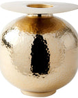 Villa & House Vitale Medium Vase, Brass Finish