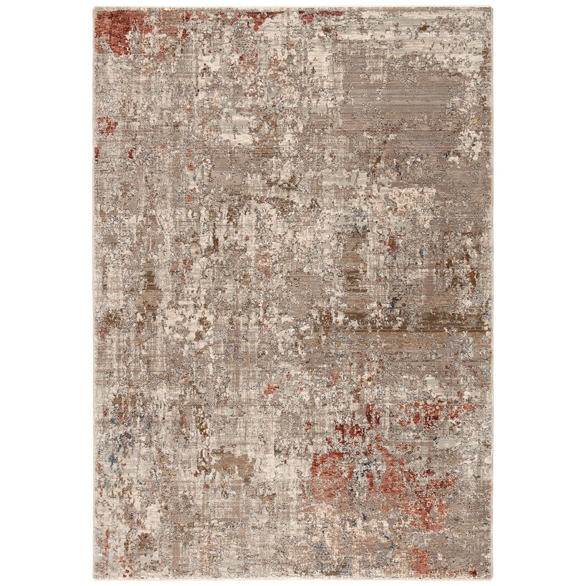 Jaipur Valentia Marzena Abstract Tan Rust VLN01 Area Rug