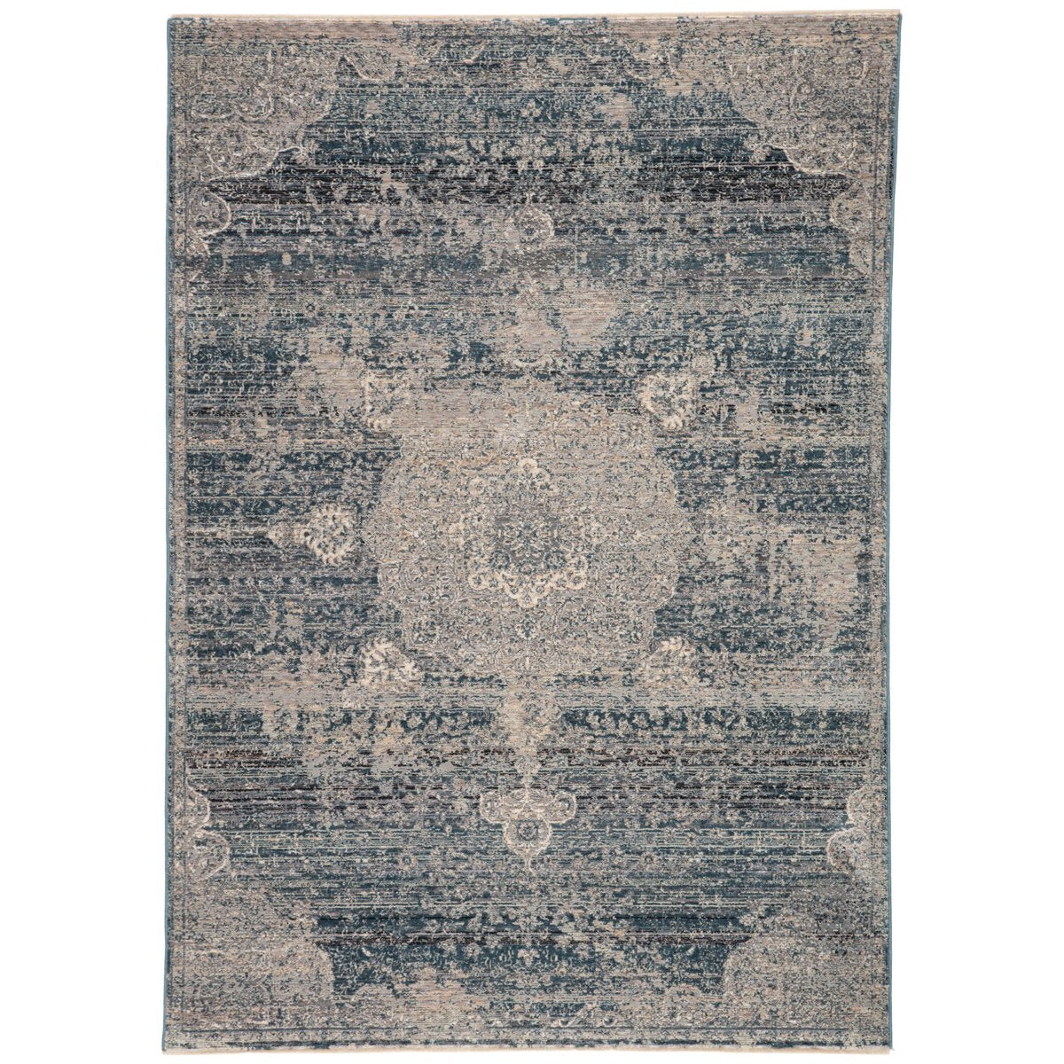 Jaipur Valentia Tolani Medallion Blue Gray VLN04 Area Rug