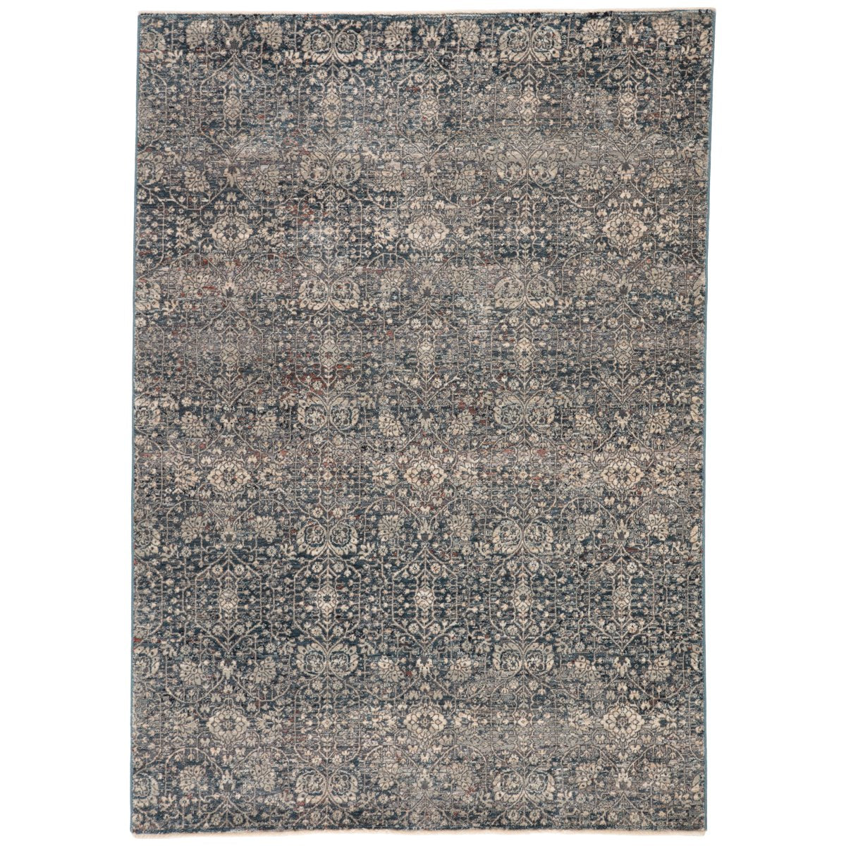 Jaipur Valentia Torryn Damask Gray Blue VLN05 Area Rug