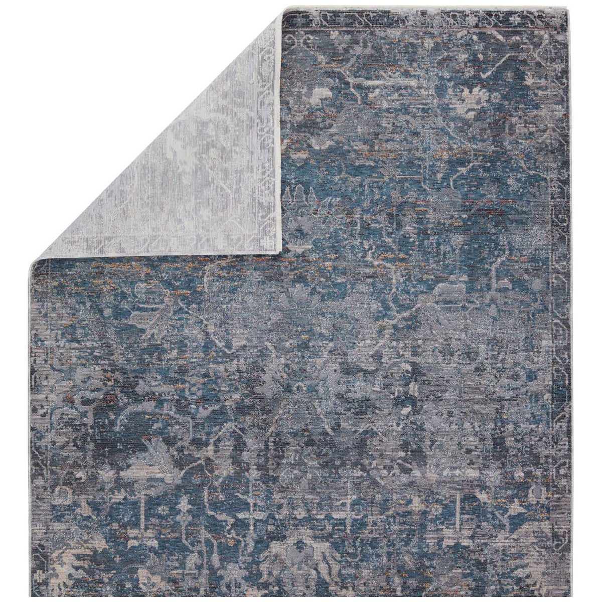 Jaipur Valentia Cicely Floral Blue Gray VLN12 Area Rug