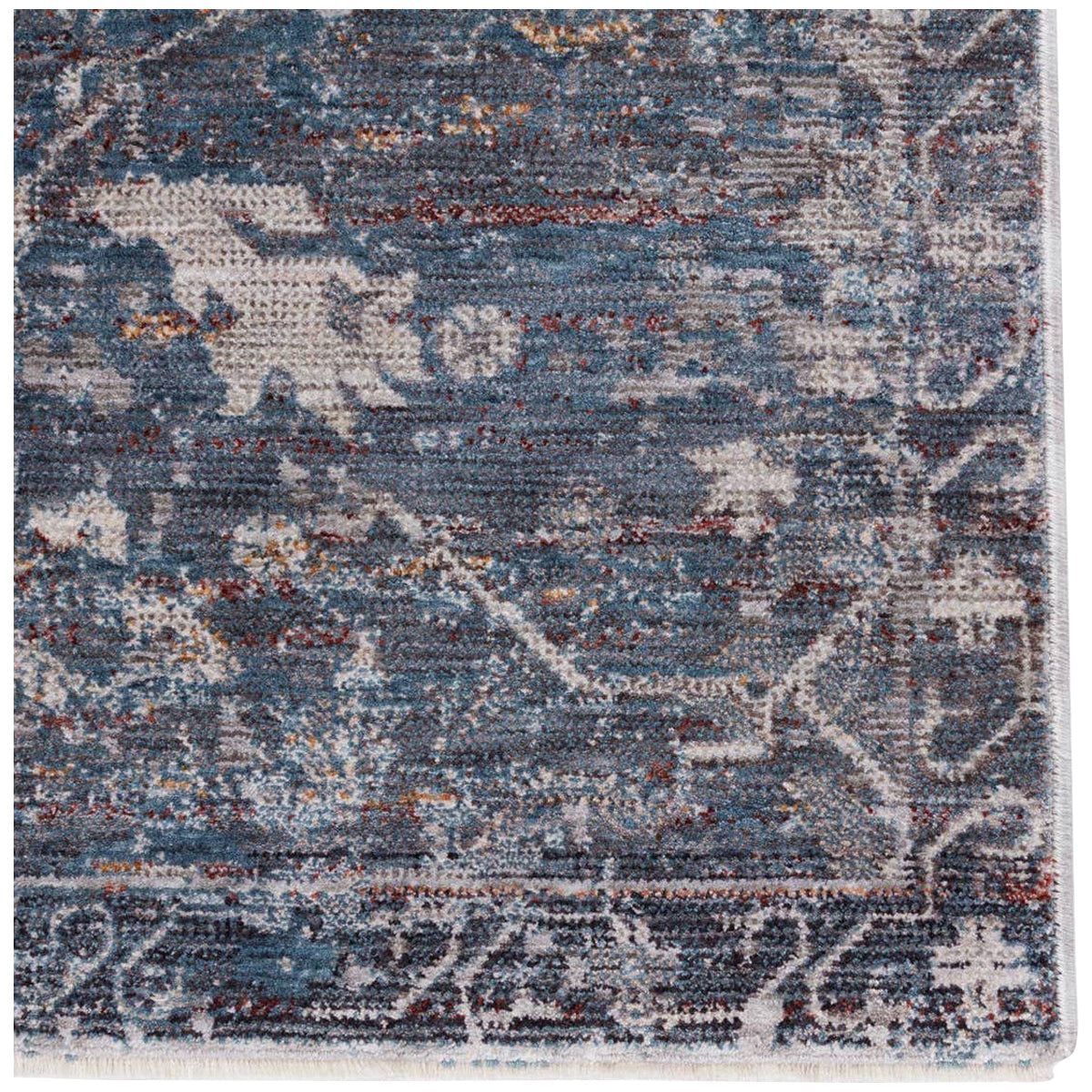 Jaipur Valentia Cicely Floral Blue Gray VLN12 Area Rug