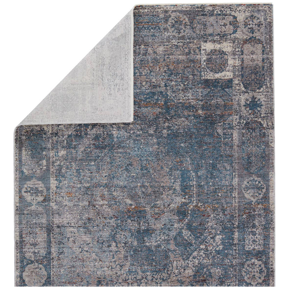 Jaipur Valentia Arcadia Medallion Blue Gray VLN13 Area Rug