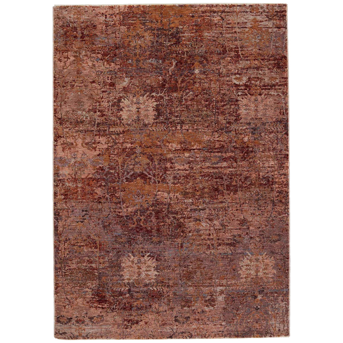 Jaipur Valentia Ozella Floral Red Rust VLN14 Area Rug