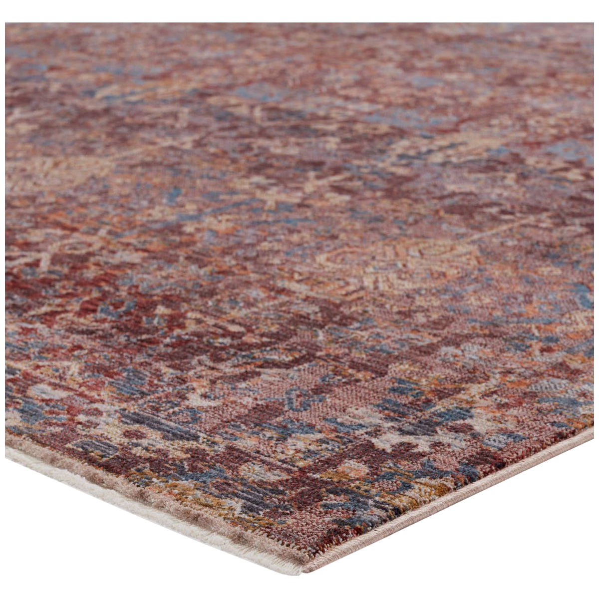 Jaipur Valentia Marisol Floral Maroon Blue VLN18 Area Rug