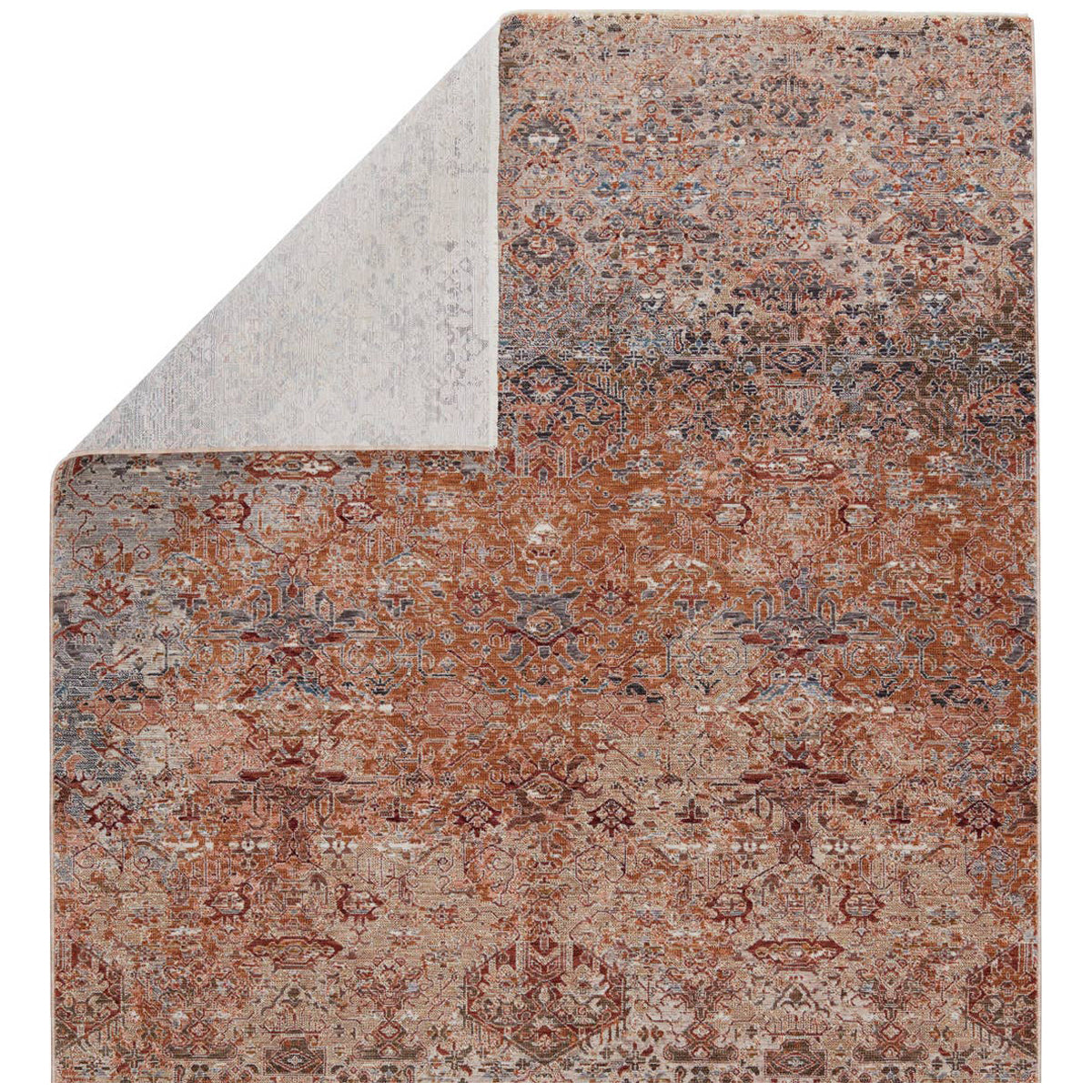 Jaipur Valentia Elianna Floral Tan Rust VLN19 Area Rug