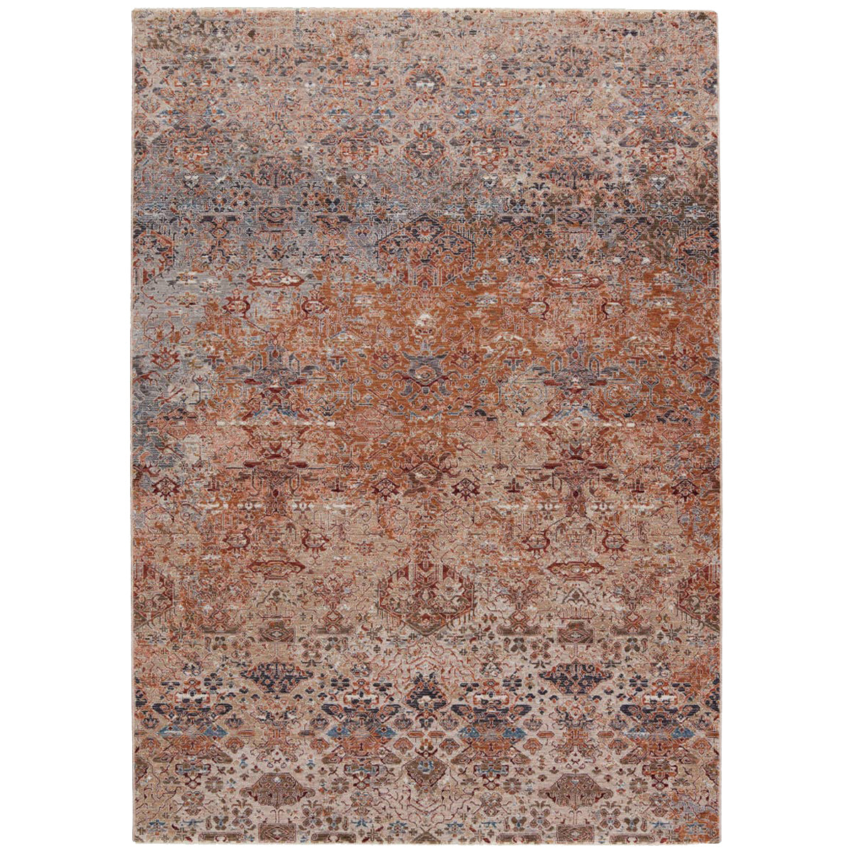 Jaipur Valentia Elianna Floral Tan Rust VLN19 Area Rug