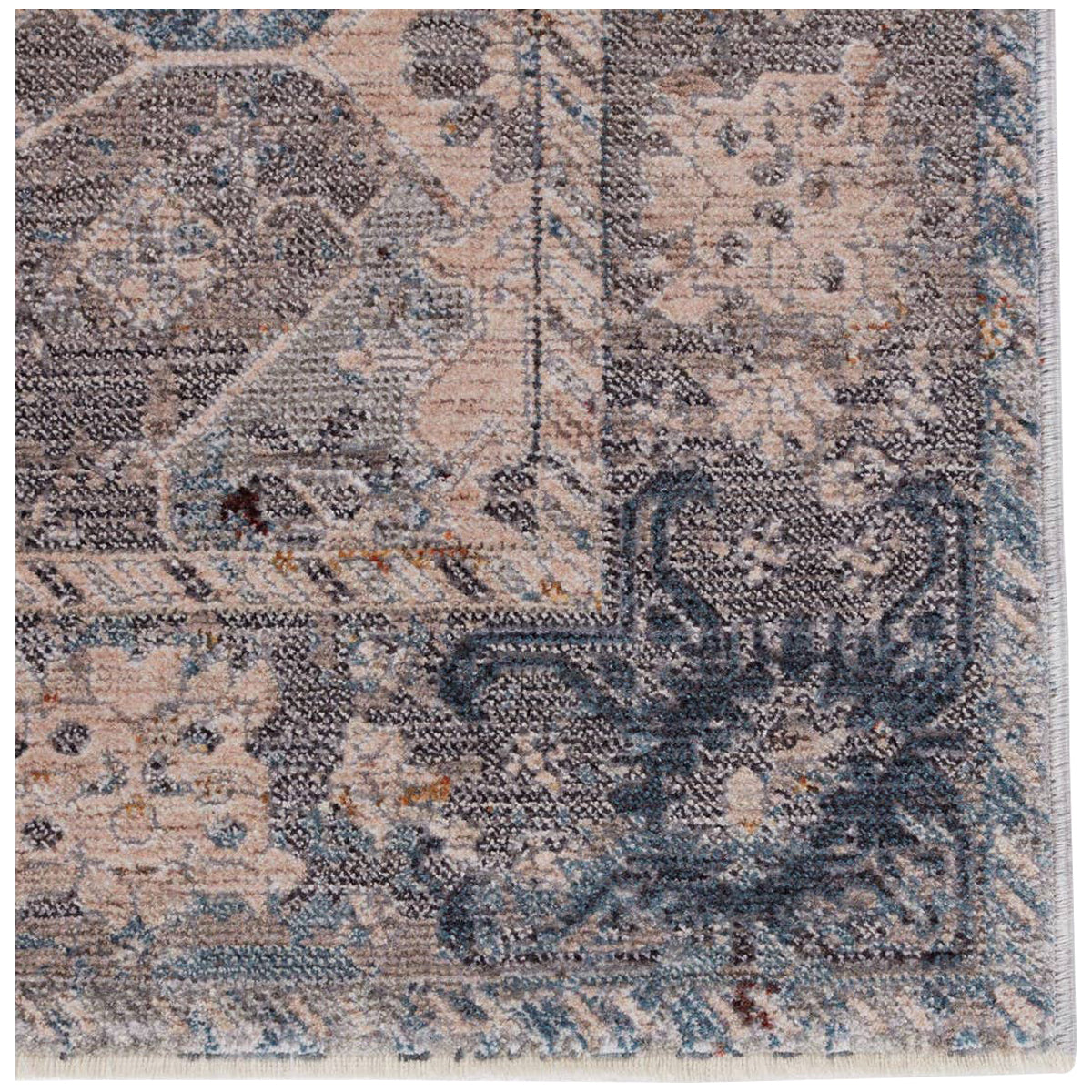 Jaipur Valentia Thessaly Medallion Blue Gray VLN21 Area Rug