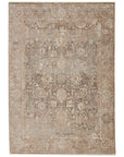 Jaipur Vienne Baptiste Oriental Damask Dark Taupe Gold VNE02 Rug