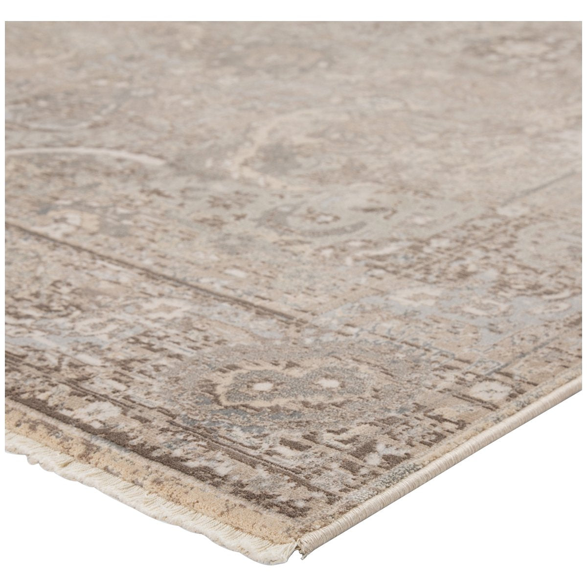 Jaipur Vienne Baptiste Oriental Damask Gray Cream VNE03 Rug