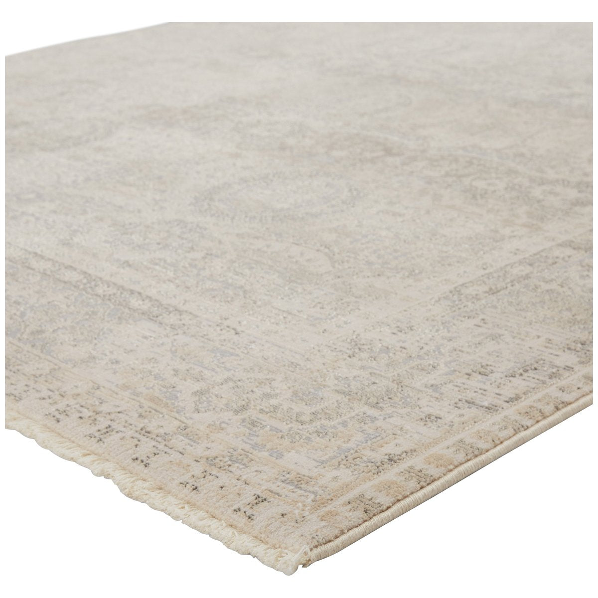 Jaipur Vienne Michon Oriental Damask Gray Cream VNE07 Rug