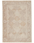 Jaipur Vienne Lourdes Trellis Oriental Gold Light Gray VNE10 Rug