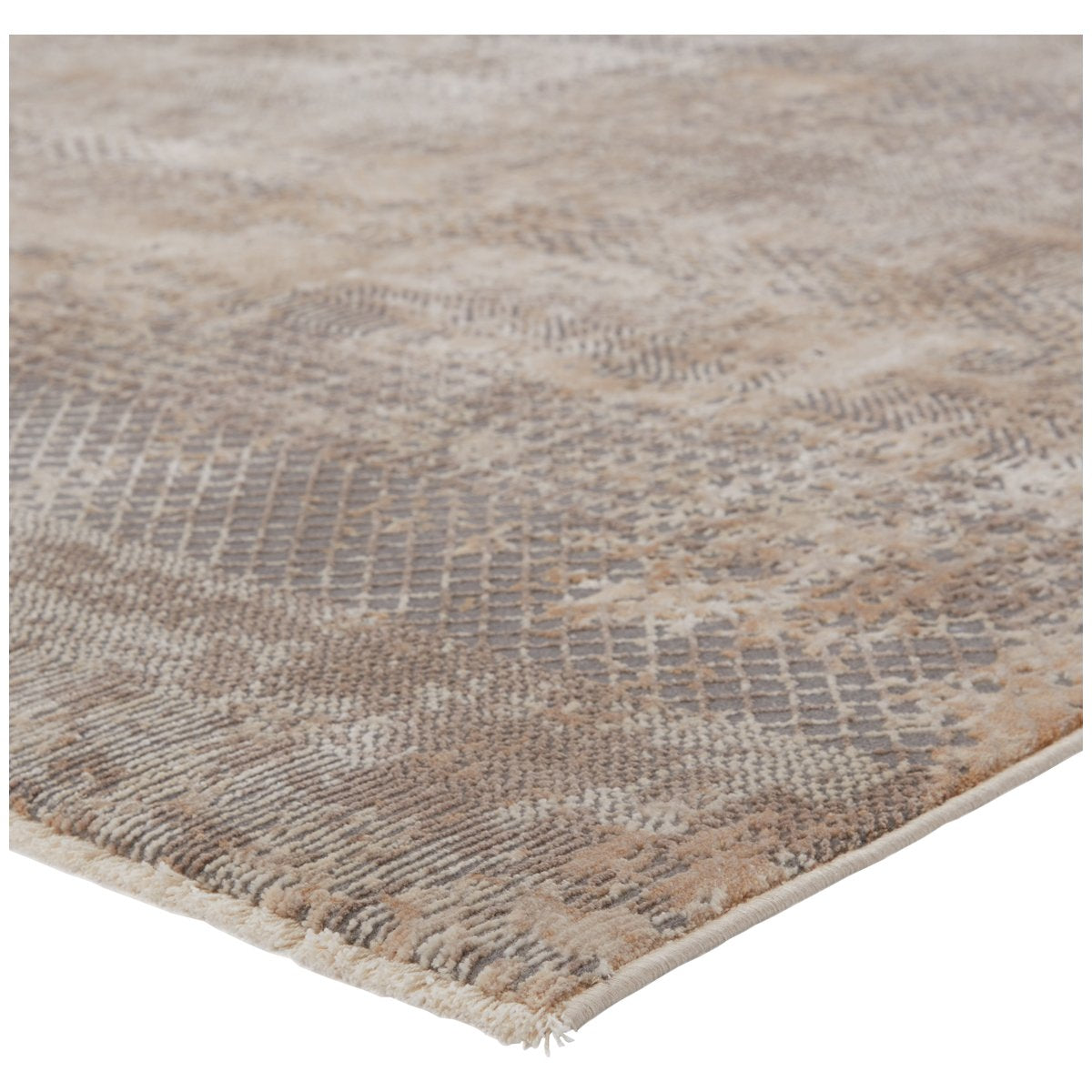 Jaipur Vienne Ezri Tribal Abstract Gray Tan VNE11 Rug