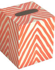 Worlds Away Kleenex Zebra Box