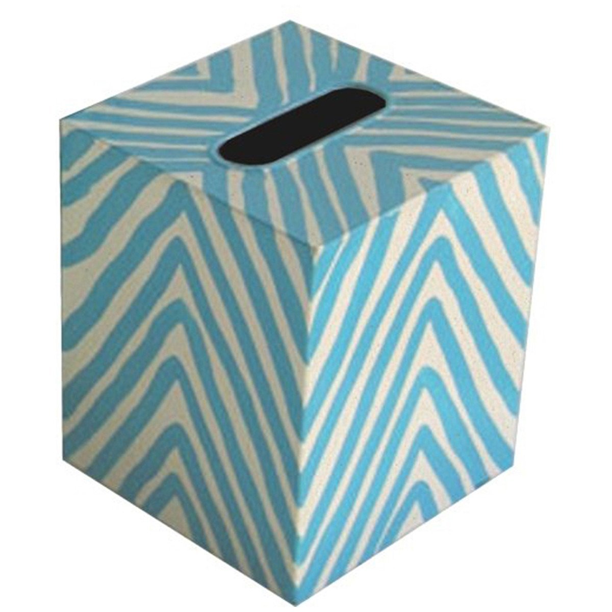 Worlds Away Kleenex Zebra Box