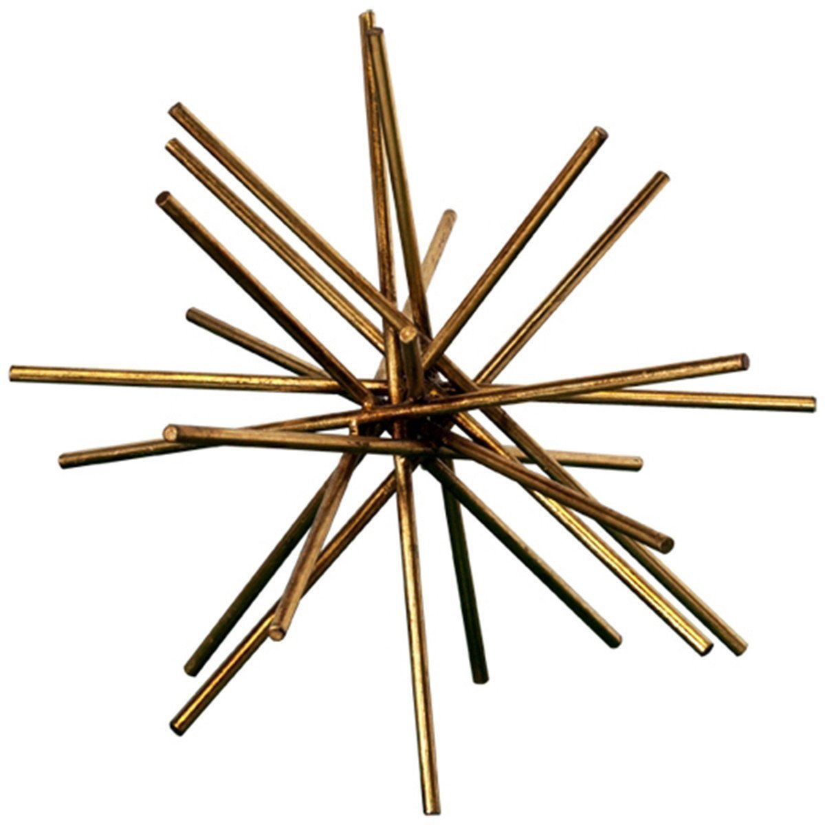 Worlds Away Urchin Gold Leafed Iron Asterisk