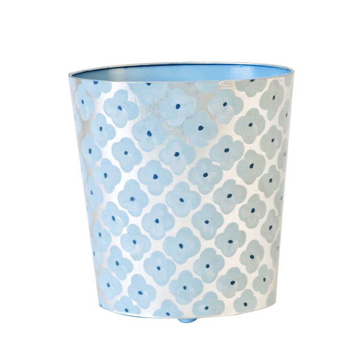 Worlds Away 12&quot; High Oval Wastebasket