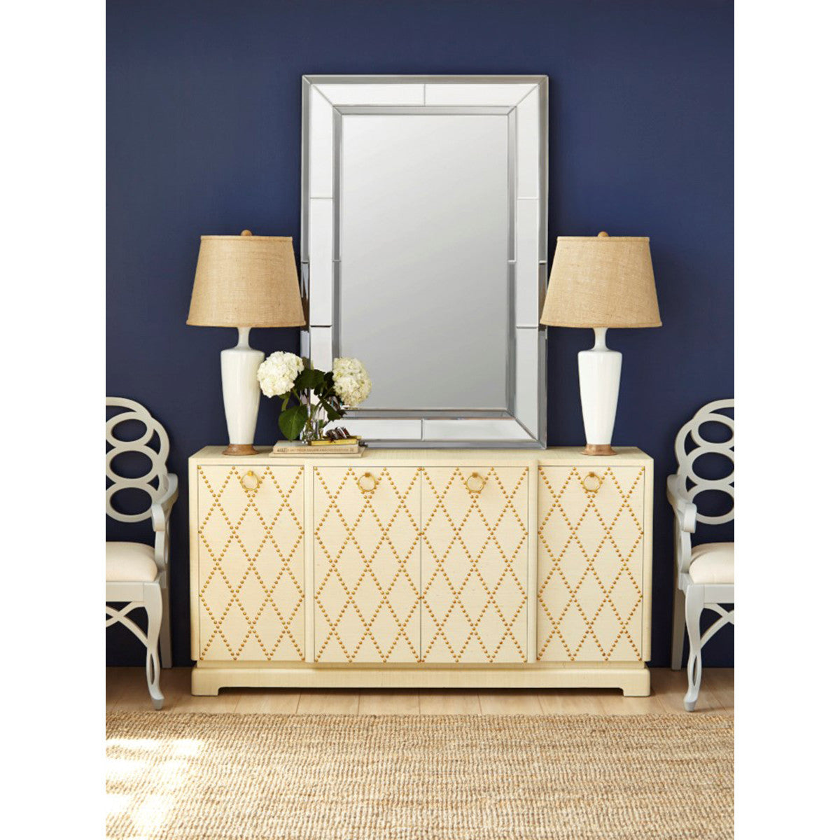 Villa &amp; House William Mirror in Gray