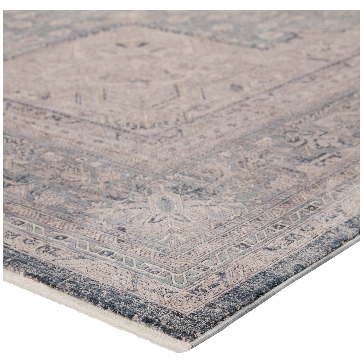 Jaipur Winsome Epsilon Medallion Blue Gray WNO01 Rug