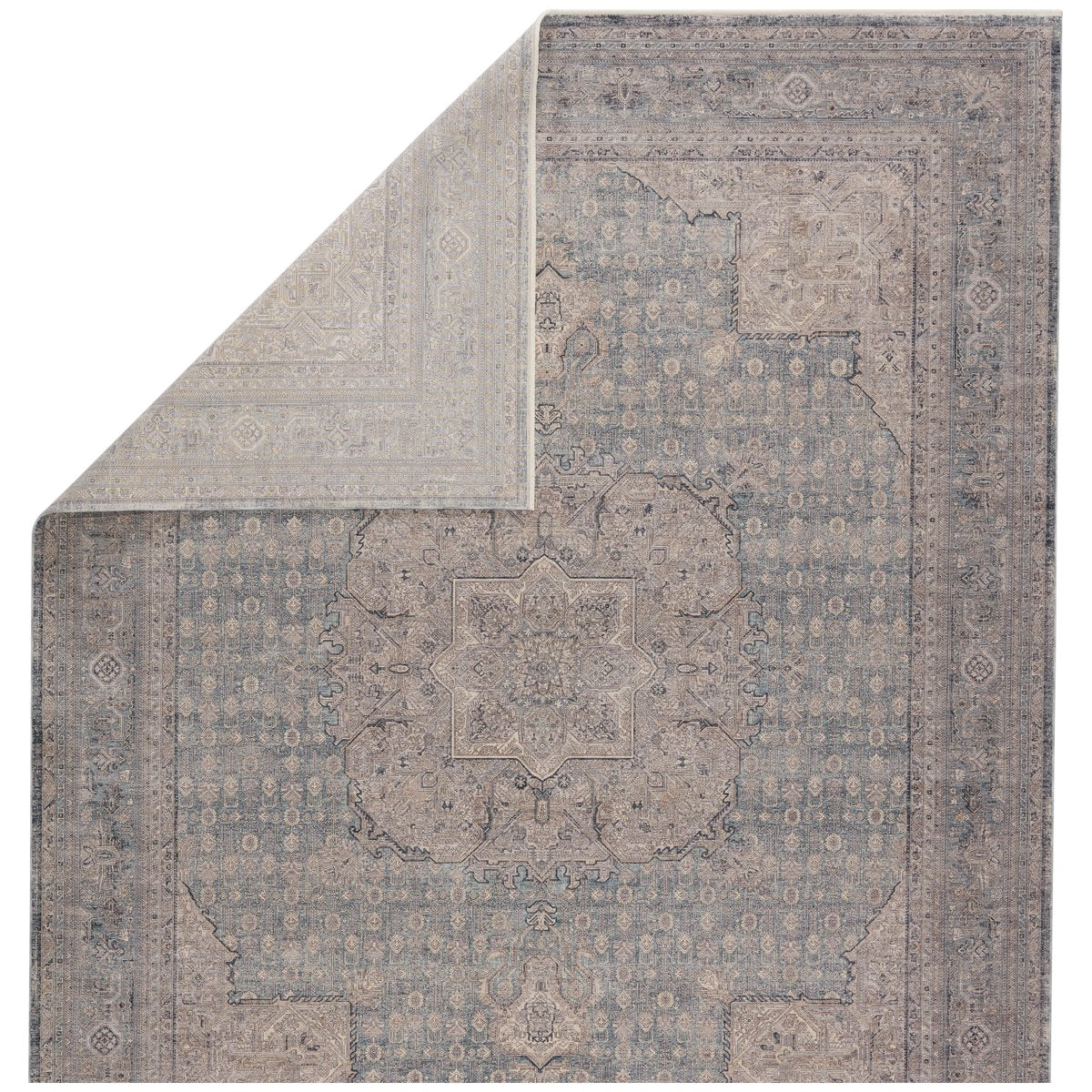 Jaipur Winsome Epsilon Medallion Blue Gray WNO01 Rug