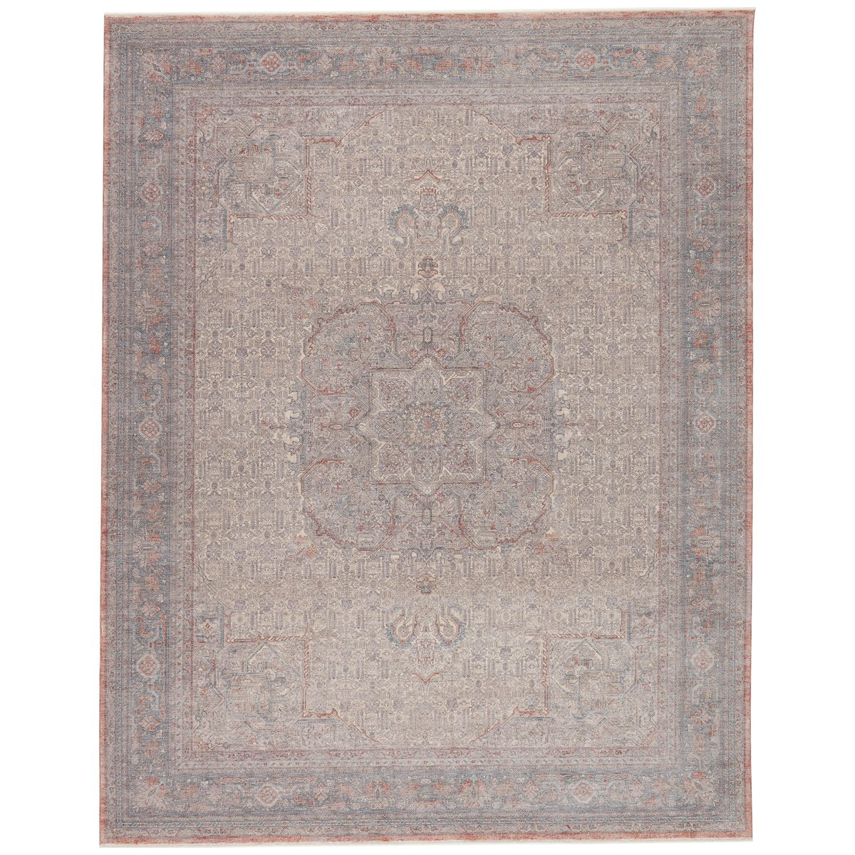 Jaipur Winsome Epsilon Medallion Red Blue WNO02 Rug