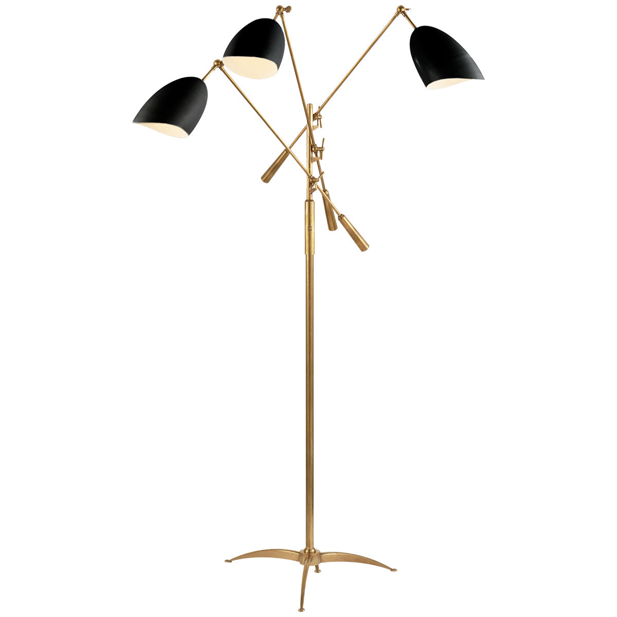 Visual Comfort Sommerard Triple Arm Floor Lamp