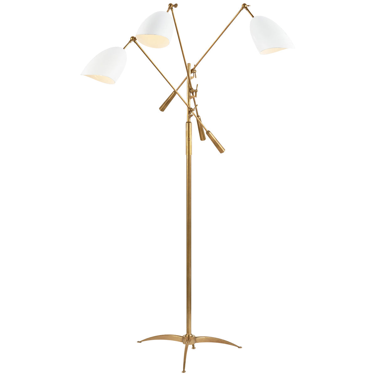 Visual Comfort Sommerard Triple Arm Floor Lamp