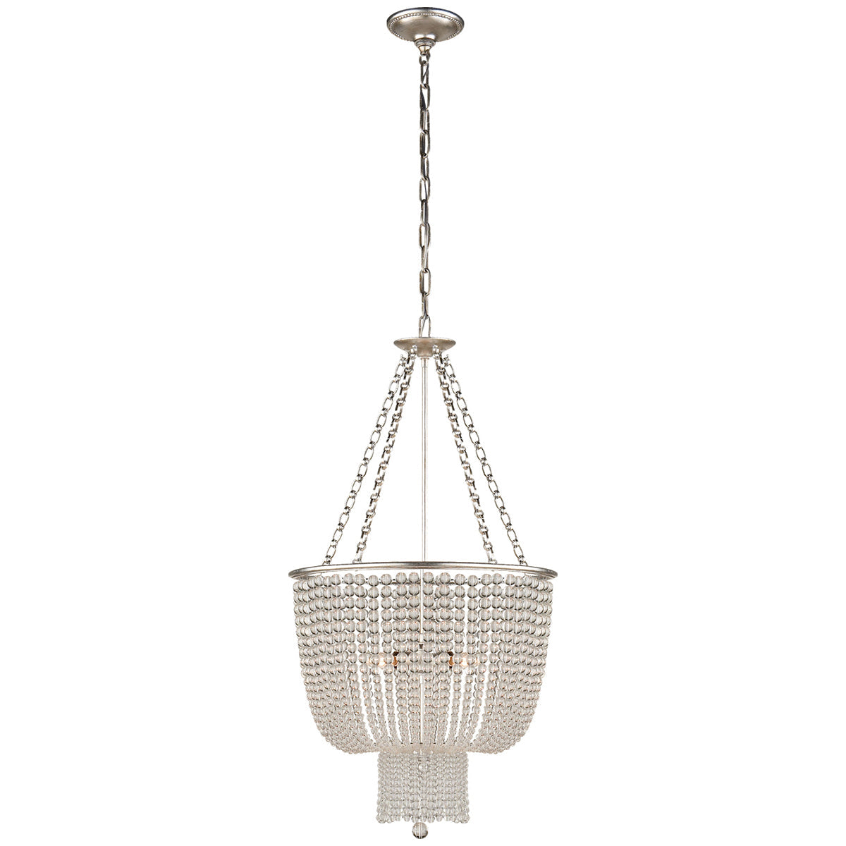 Visual Comfort Jacqueline Chandelier with Clear Glass