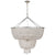 Visual Comfort Jacqueline Two-Tier Chandelier with Clear Glass