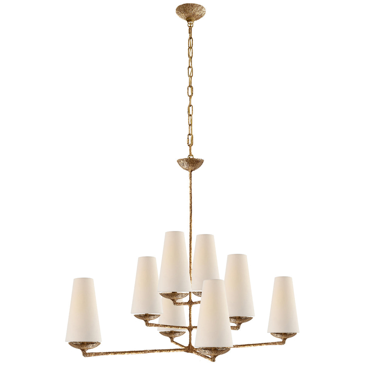 Visual Comfort Fontaine Large Offset Chandelier