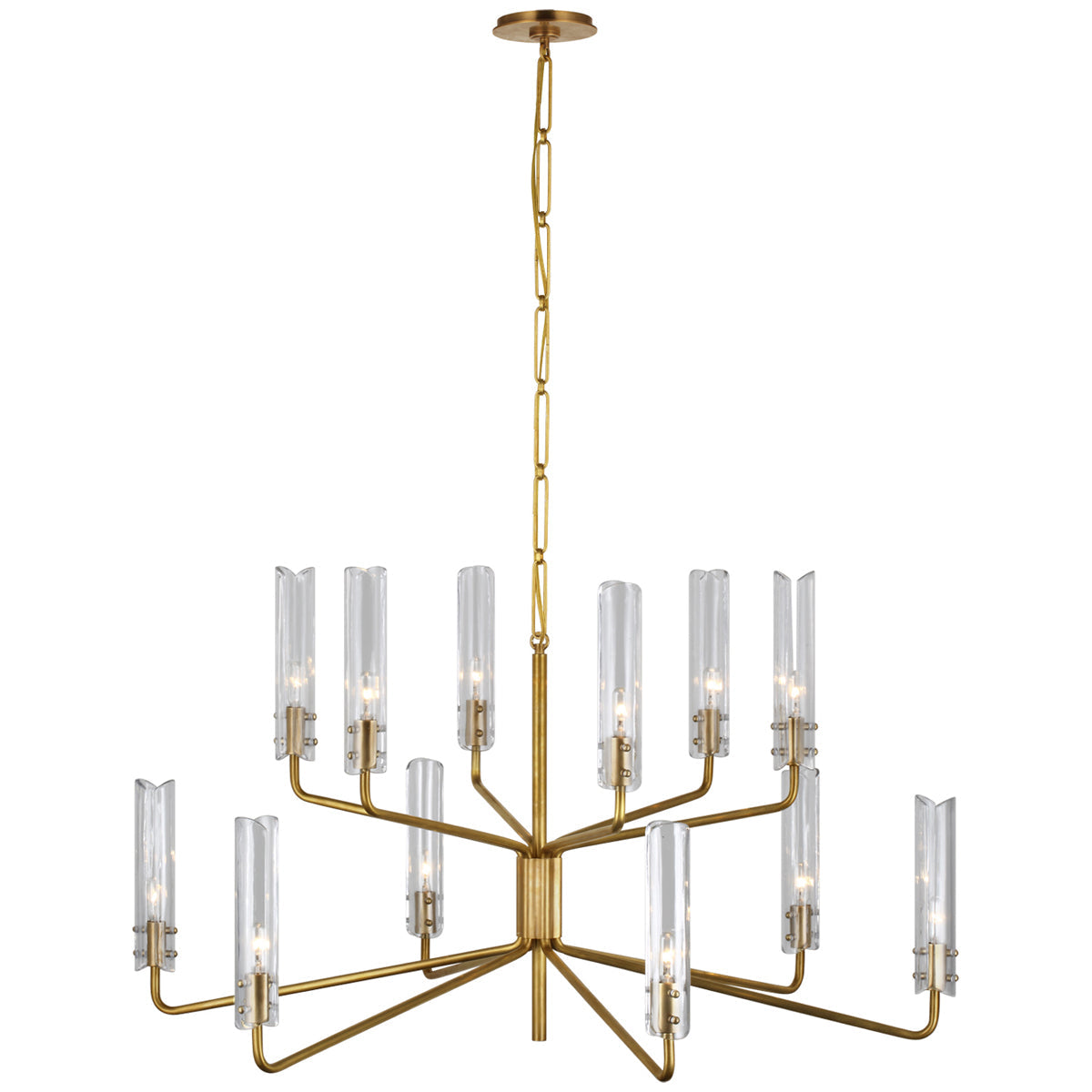 Visual Comfort Casoria Large Two-Tier Chandelier