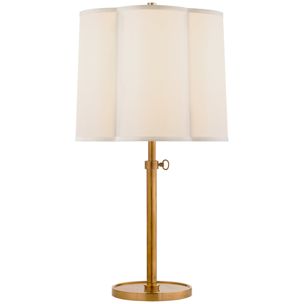 Visual Comfort Simple Adjustable Scallop Table Lamp