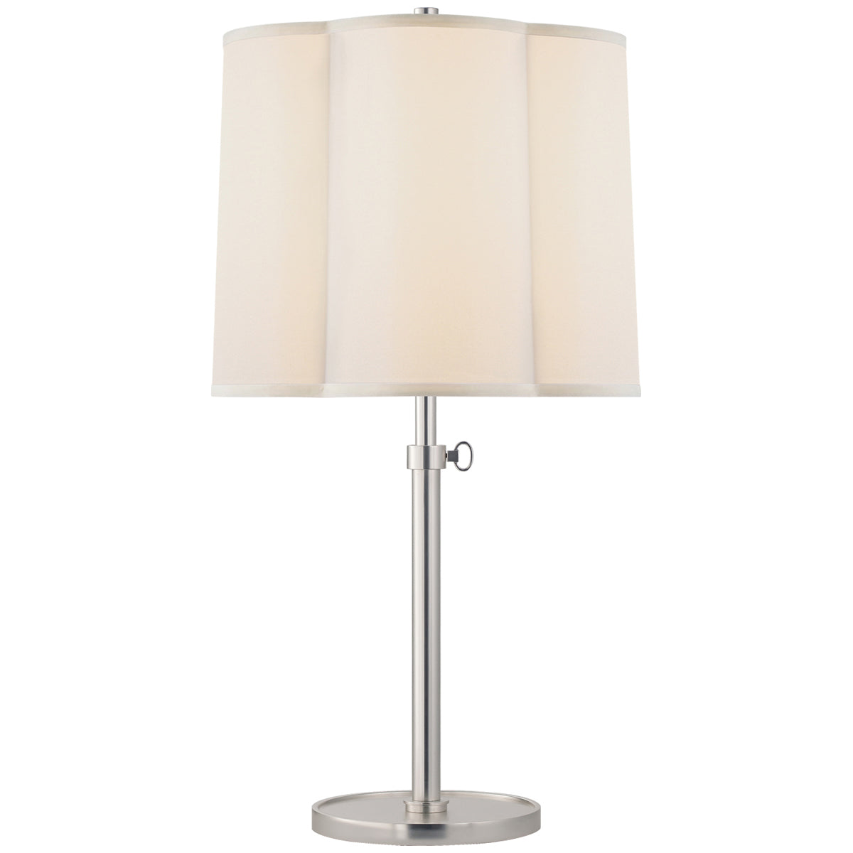 Visual Comfort Simple Adjustable Scallop Table Lamp