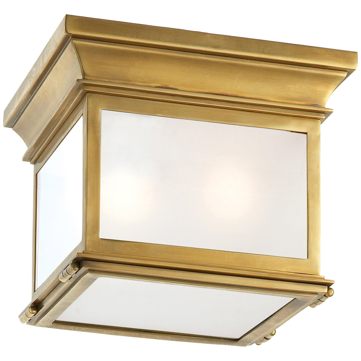 Visual Comfort Club Small Square Flush Mount